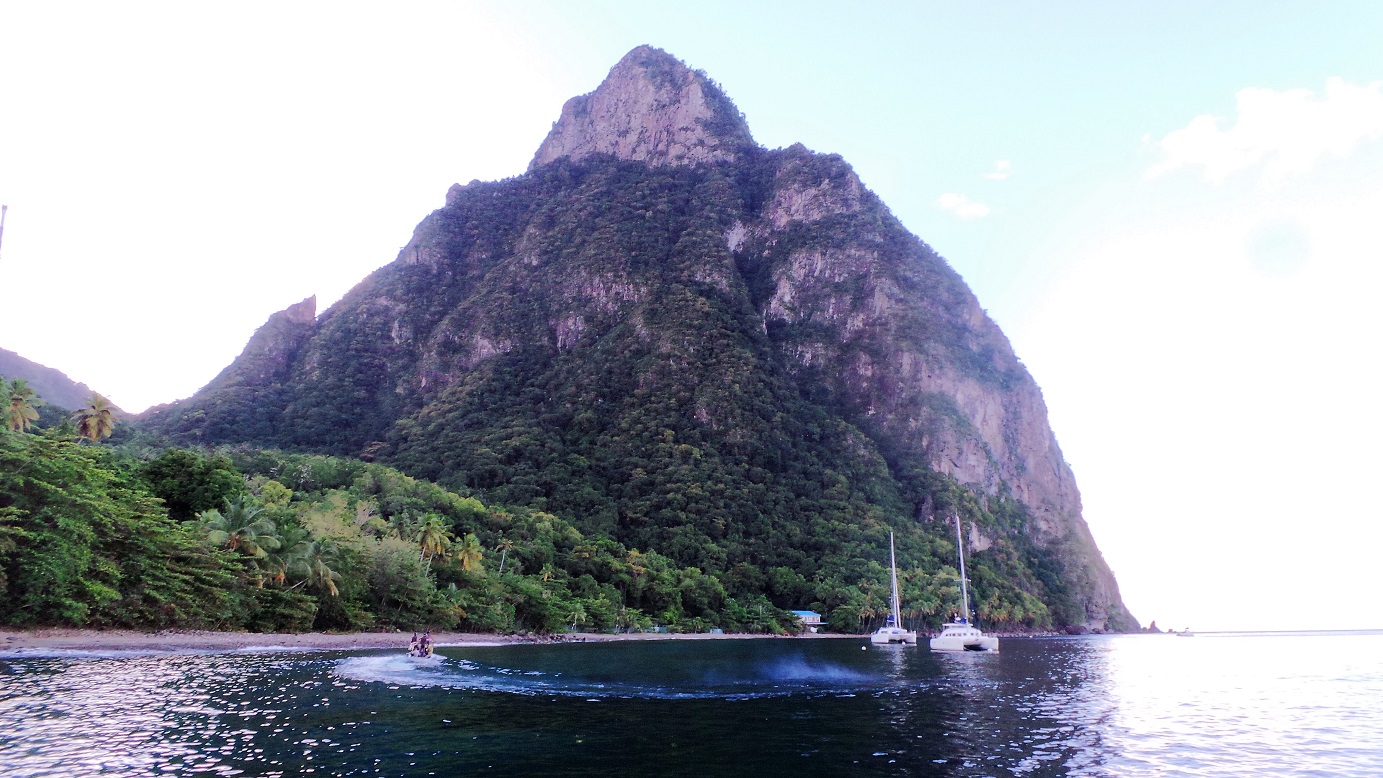 La Soufrière - Notre mouillage