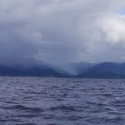 nuages sur la côte de Guadeloupe