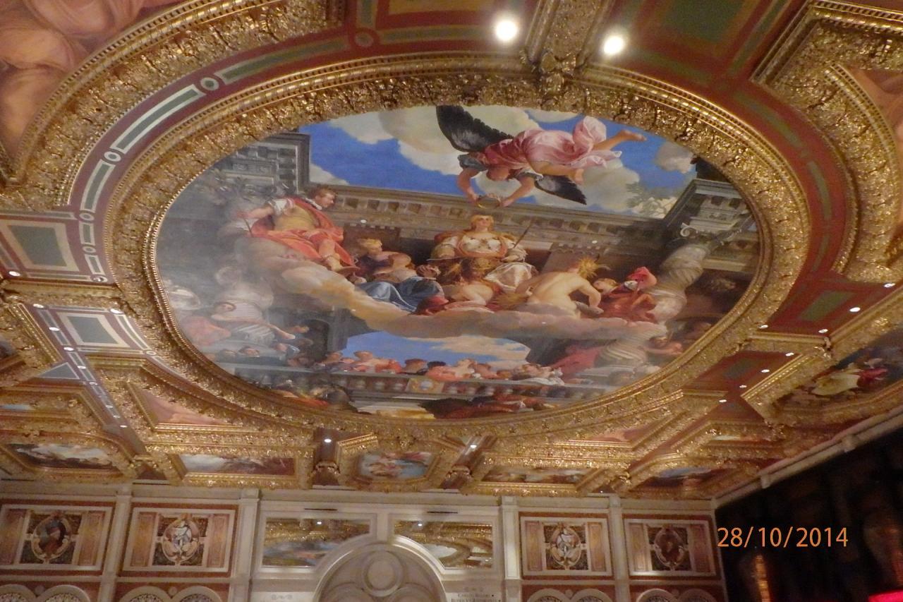 Un plafond du casino Venice
