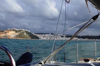 arrivée à Nazaré