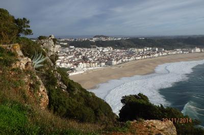 Nazaré vue de Sitio